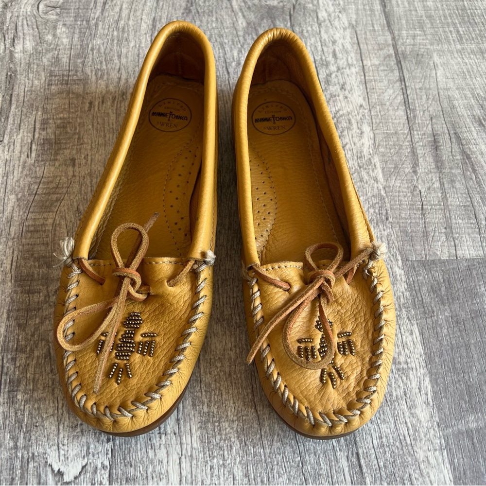 Limited Edition Minnetonka X Wren Mustard 8 M